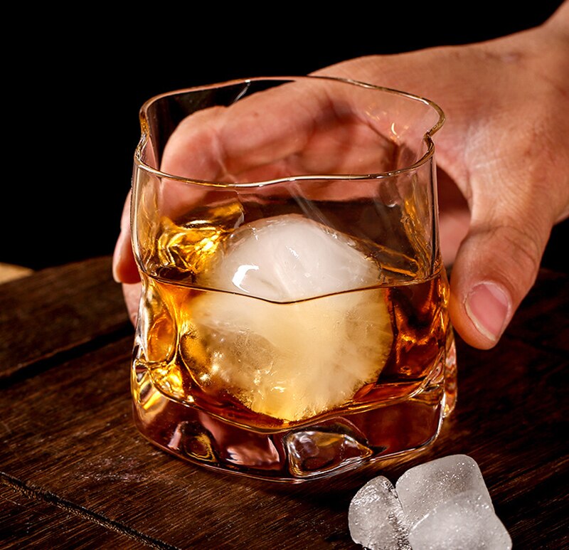 Maliben | Distorted Texture Whisky Glass Set