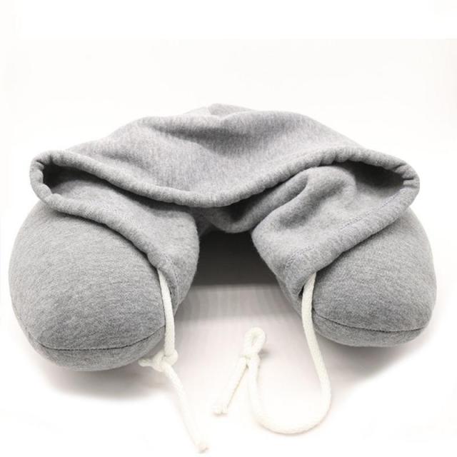 Maliben | Hooded Foldable Memory Foam Neck Pillow For Travelers