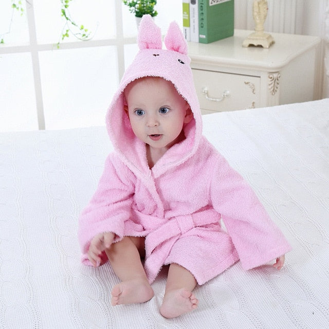 Maliben | Hooded Towel With Animal Pattern