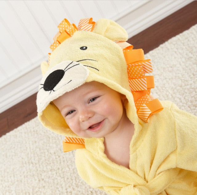 Maliben | Hooded Towel With Animal Pattern