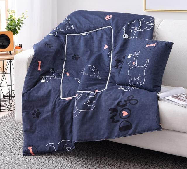 Maliben | 2In1 Colorful Cartoon Pillow Blanket