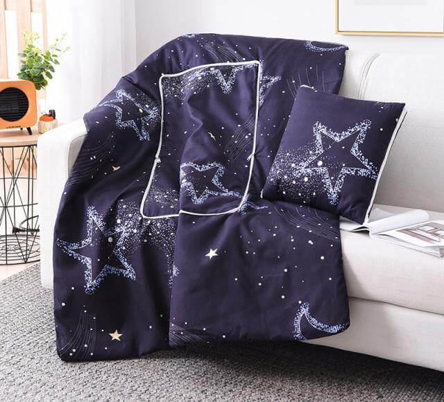 Maliben | 2In1 Colorful Cartoon Pillow Blanket