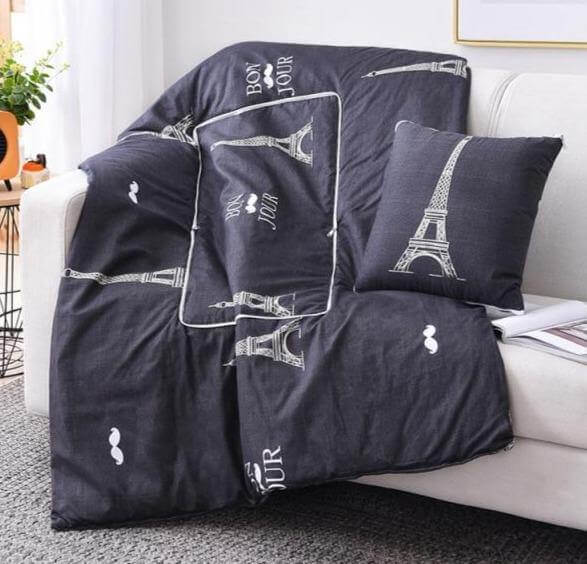 Maliben | 2In1 Colorful Cartoon Pillow Blanket