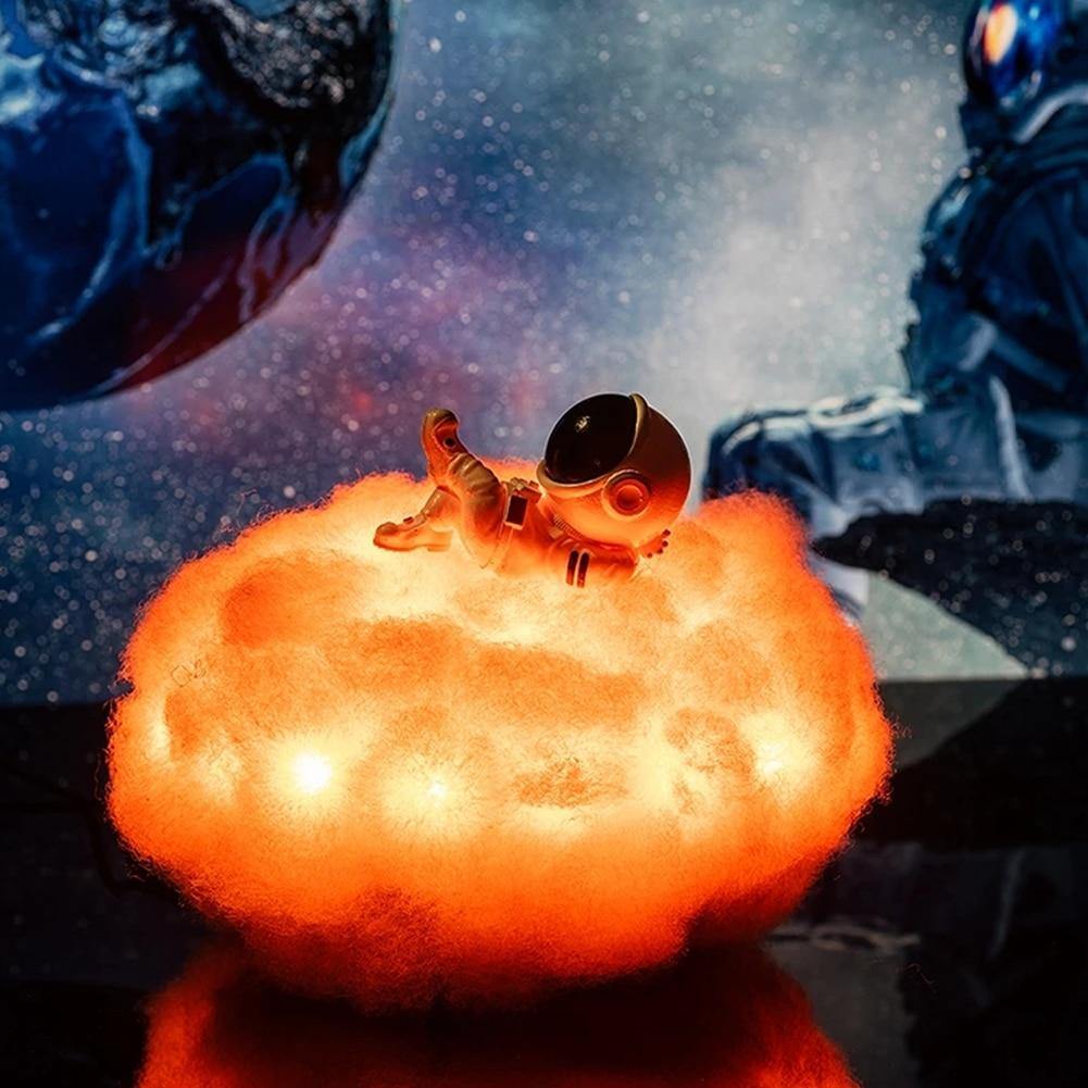 Maliben | Astronaut Colorful Clouds Night Light