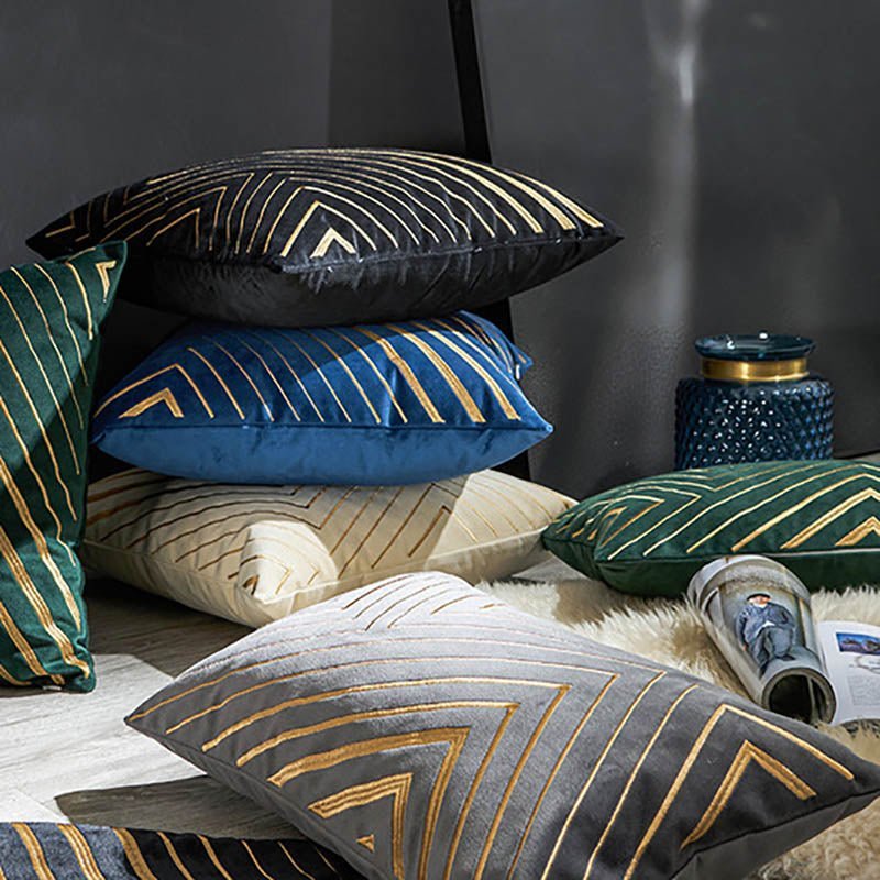 Maliben | Luxurious Geometric Cushions - Elegance For The Living Room And The Bedroom