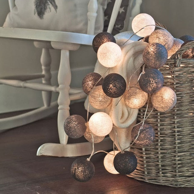 Maliben Ballton - Cotton glowing ball swing — Various color combinations