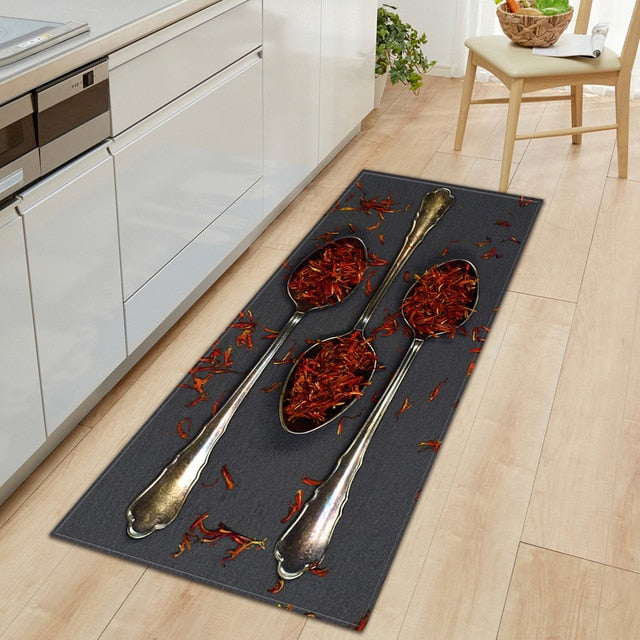 Maliben | Cookease Food-Themed Kitchen Mat | Non-Slip & Water-Repellent | ComFort Mat for Kitchen & Household