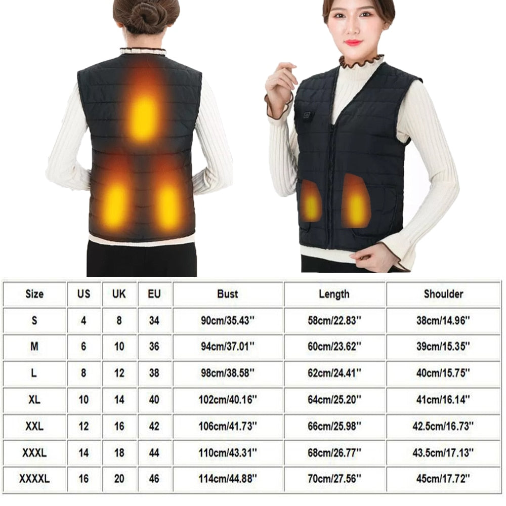 Maliben | Electric heated cotton vest
