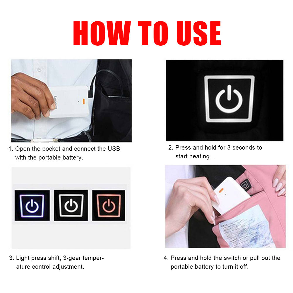 Maliben | Electric heated cotton vest