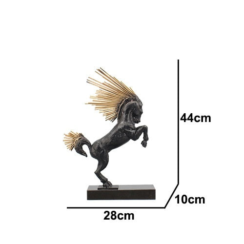 Maliben | Minimalist Abstract Horse Sculpture Art Figurine