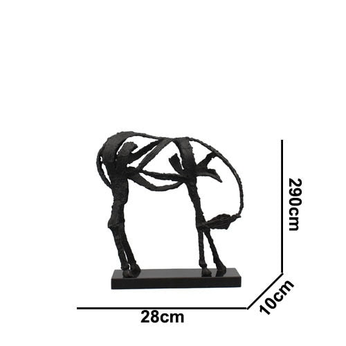 Maliben | Minimalist Abstract Horse Sculpture Art Figurine