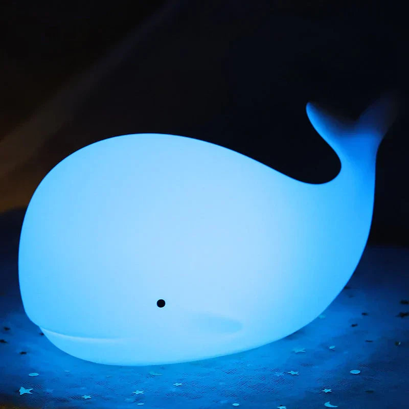 Maliben | Glowwhale Night Lamp - Magical Color Party For Children