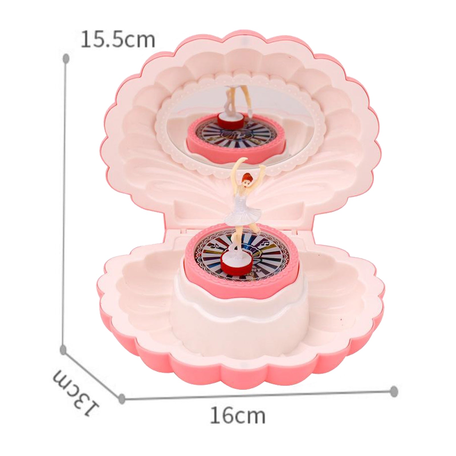 Maliben | Dancing Ballet Shell Music Box