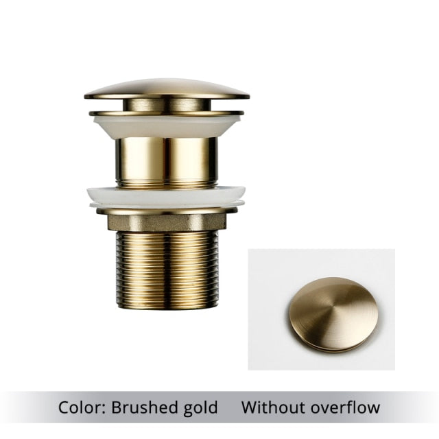Maliben | Polished Brass Bathroom Sink Drains