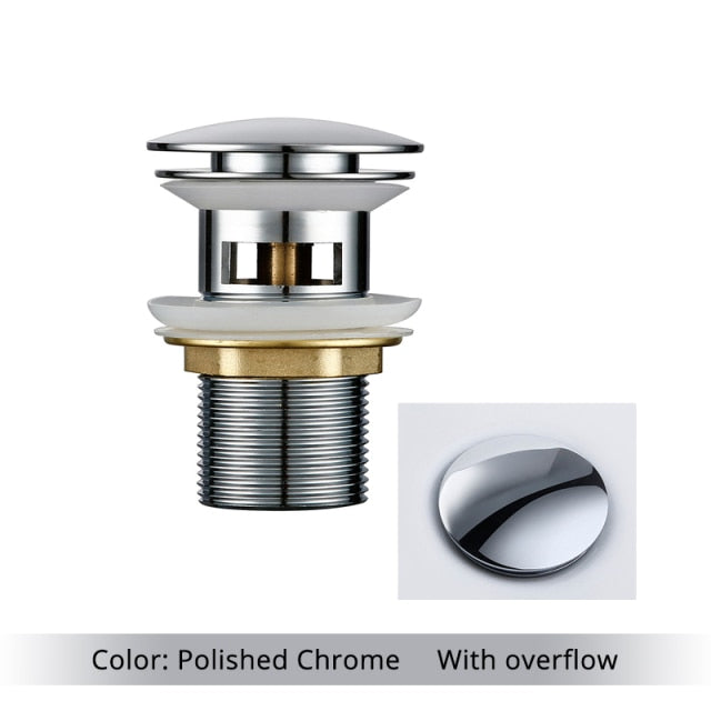 Maliben | Polished Brass Bathroom Sink Drains