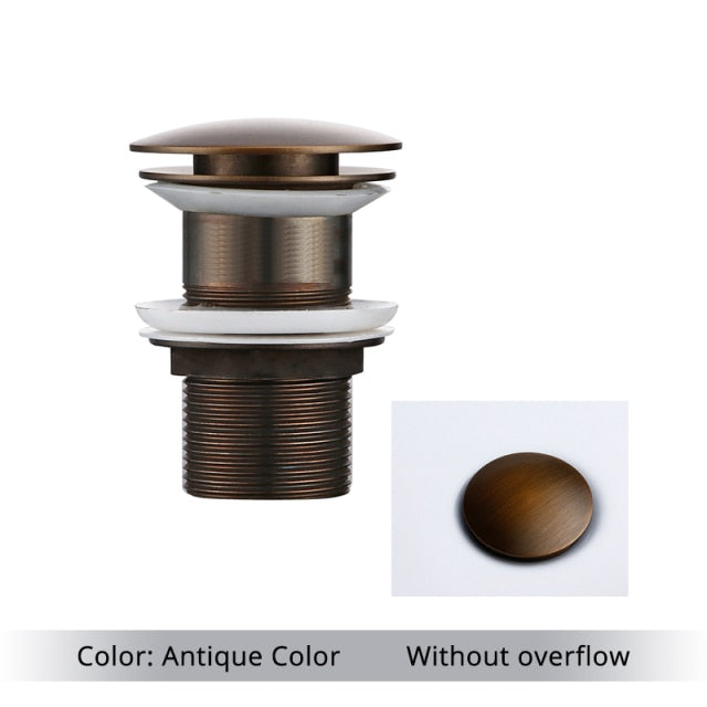 Maliben | Polished Brass Bathroom Sink Drains