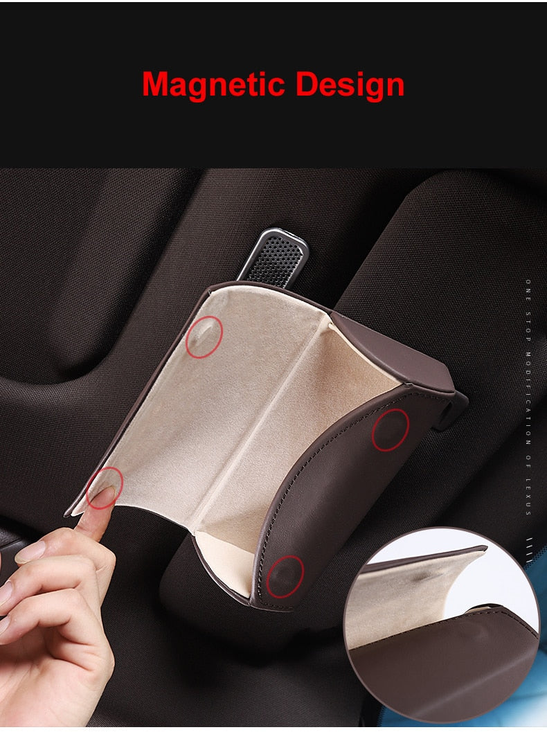Maliben | Car Front Sun Glasses Case Box