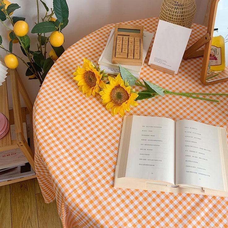 Maliben Clementine Gingham Picnic Blanket