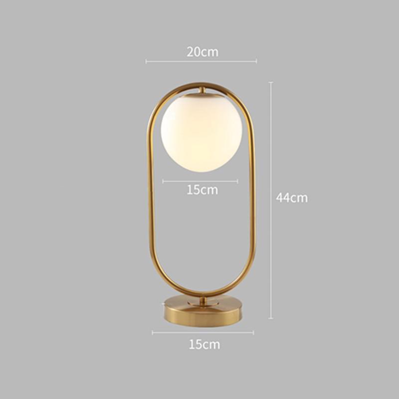 Maliben | Modern Glass Ball Table Lamp