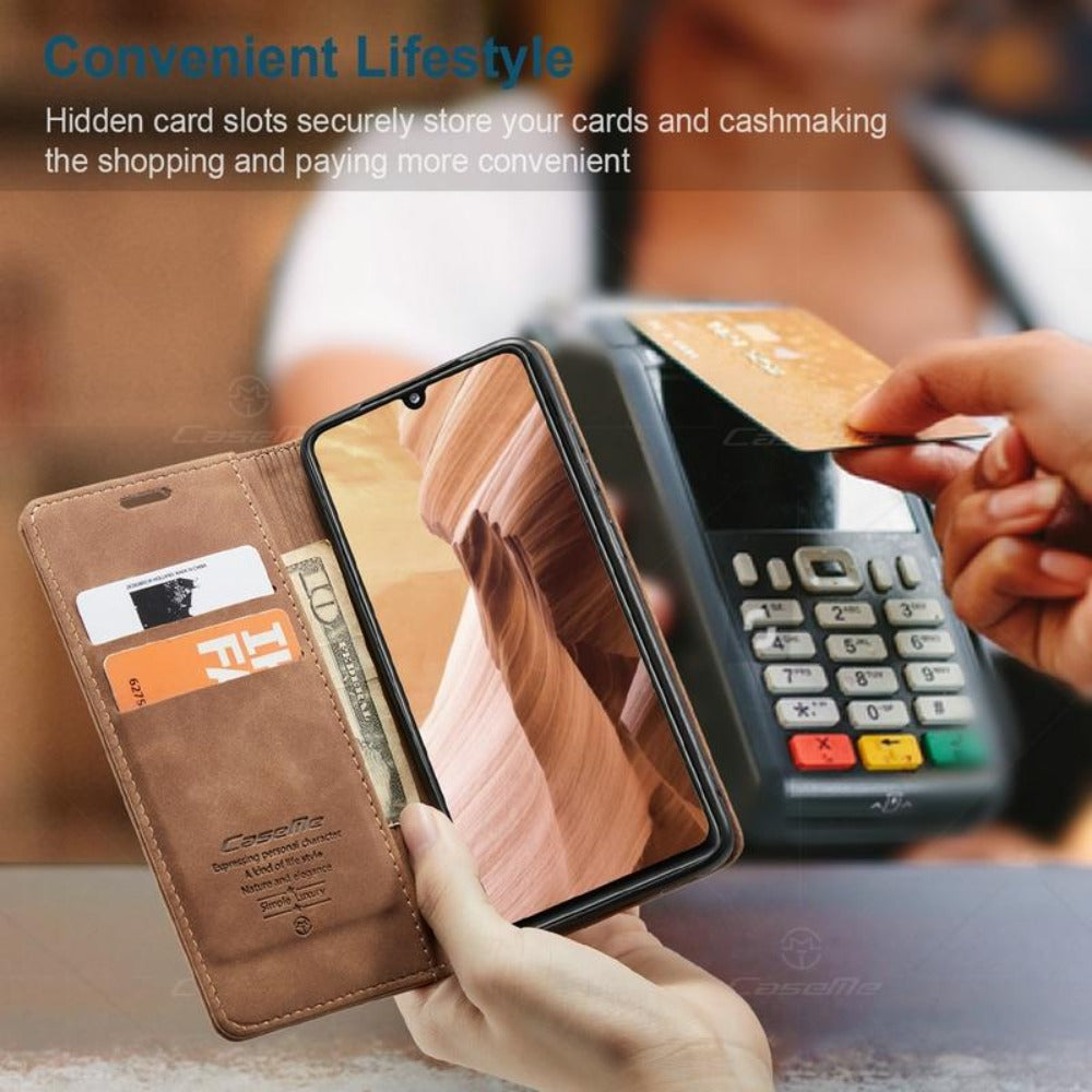 Maliben | Magnetic Flip Wallet Case For Iphone