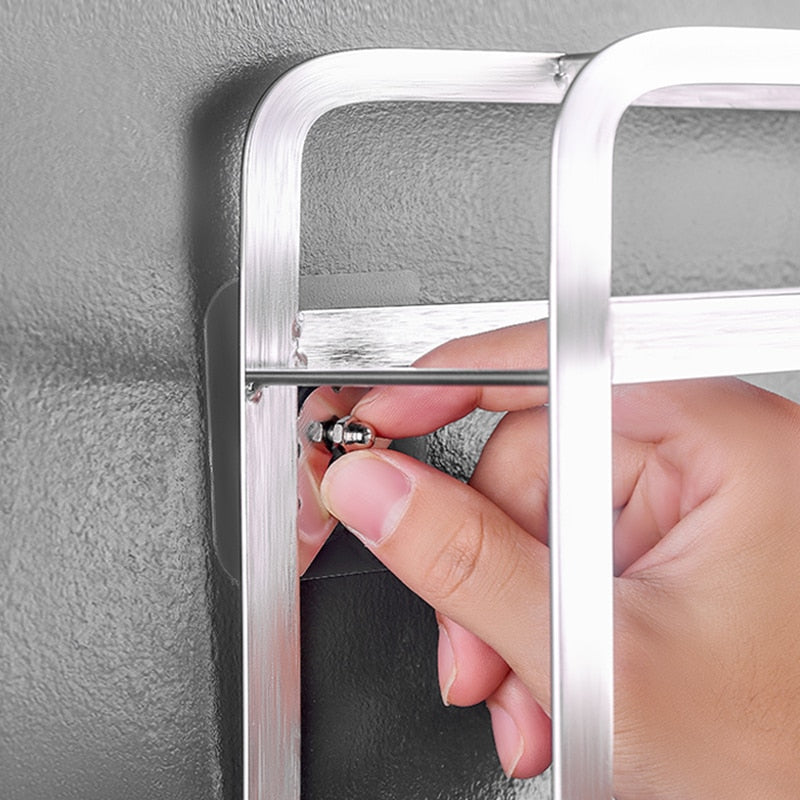 Maliben | 10 Pieces Heavy Duty Punch-Free Transparent Adhesive Hooks