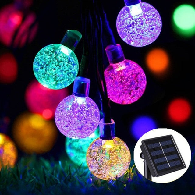 Maliben | Solar Crystal Waterproof Fairy Outdoor Lights