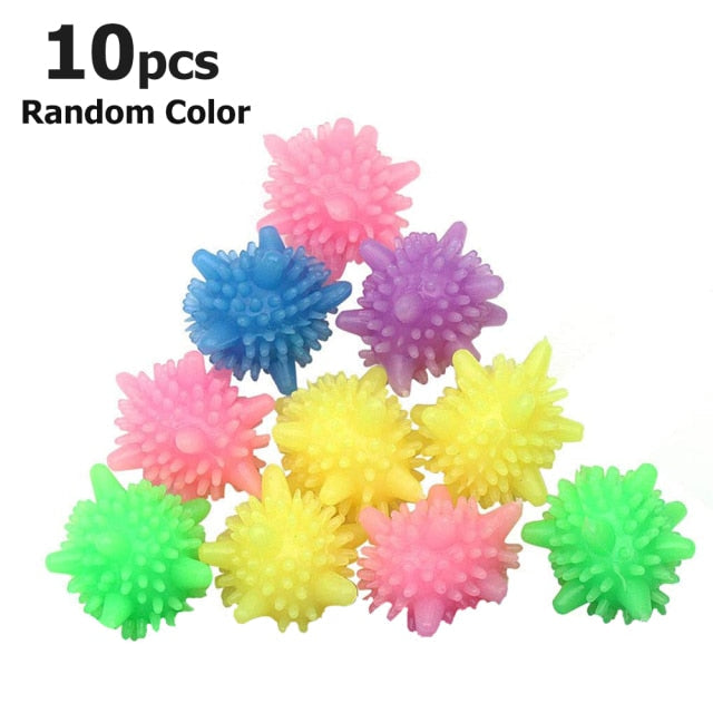 Maliben | 10pcs Starfish Magic Reusable Dirt Cleaner Laundry Balls