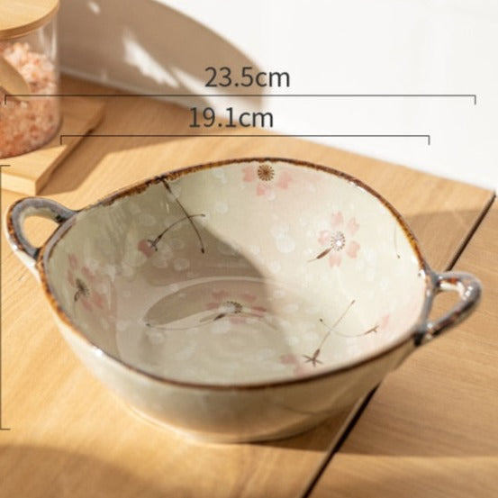 Maliben | Flora Ceramic Pasta Bowls