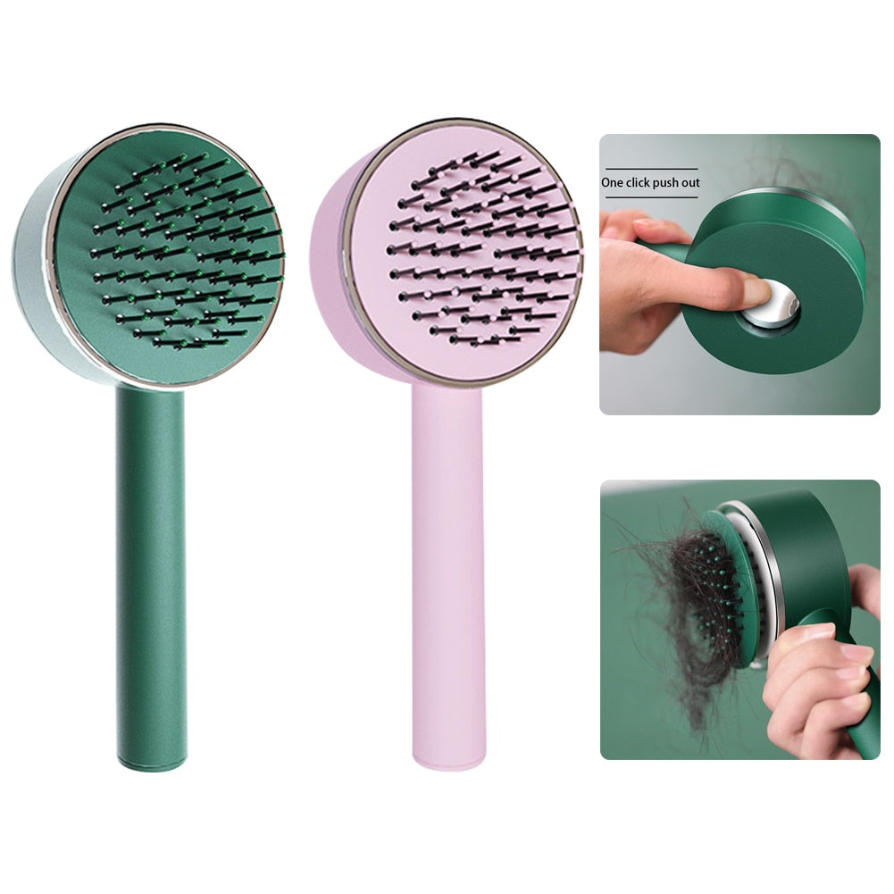 Maliben | Anti-Static Self Cleaning Hair Brush