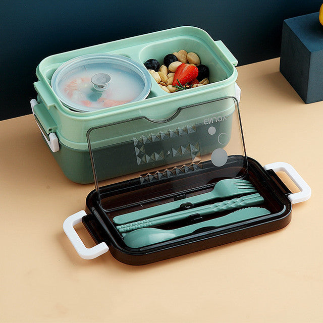 Maliben | Double Layer Leak-Proof Soup Bowl Lunch Box