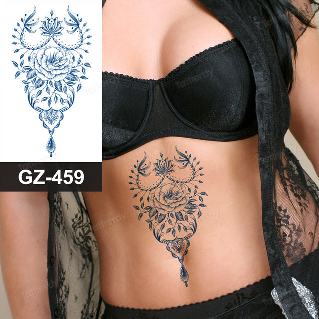 Maliben | Flower Sleeve Semi-Permanent Tattoo