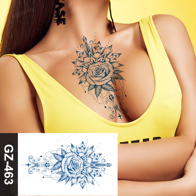 Maliben | Flower Sleeve Semi-Permanent Tattoo