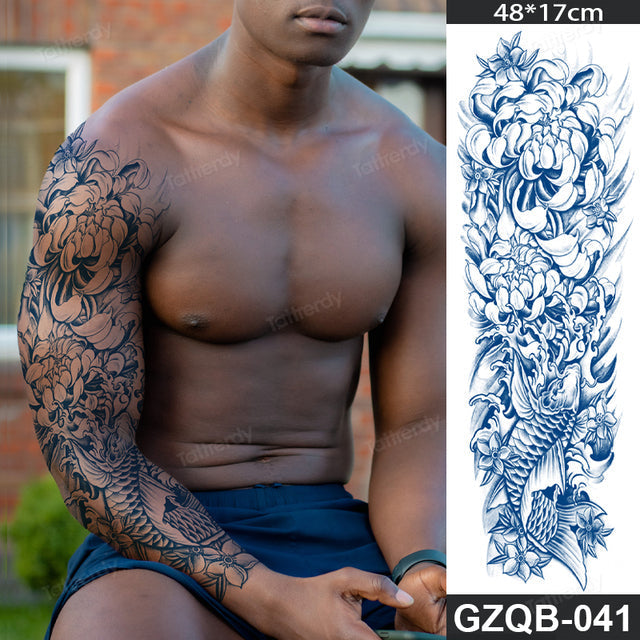 Maliben Full Sleeve Semi-Permanent Tattoo — 2-Week Wear
