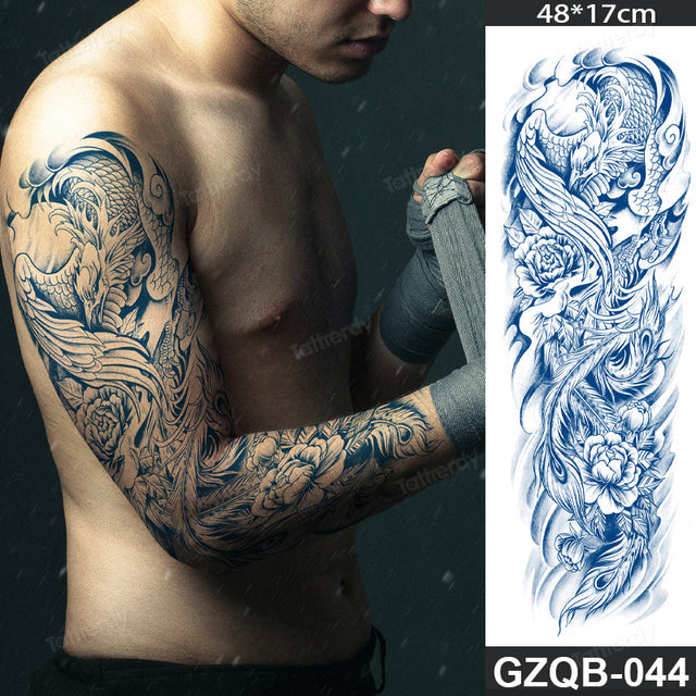 Maliben Full Sleeve Semi-Permanent Tattoo — 2-Week Wear