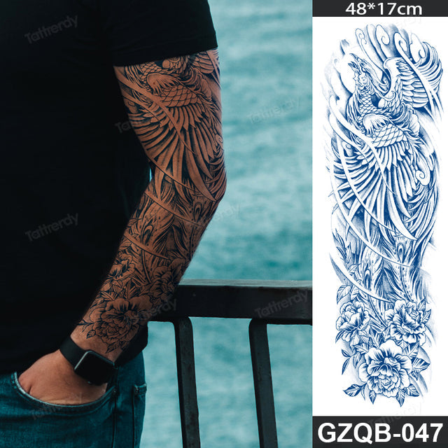 Maliben Full Sleeve Semi-Permanent Tattoo — 2-Week Wear
