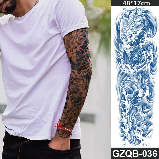 Maliben Full Sleeve Semi-Permanent Tattoo — 2-Week Wear