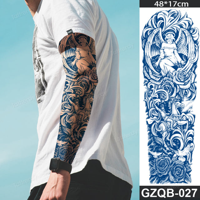 Maliben Full Sleeve Semi-Permanent Tattoo — 2-Week Wear