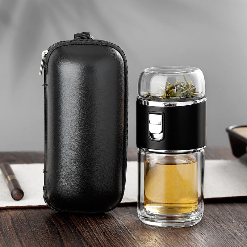 Maliben | Double Glass Tea Infuser Thermos Bottle