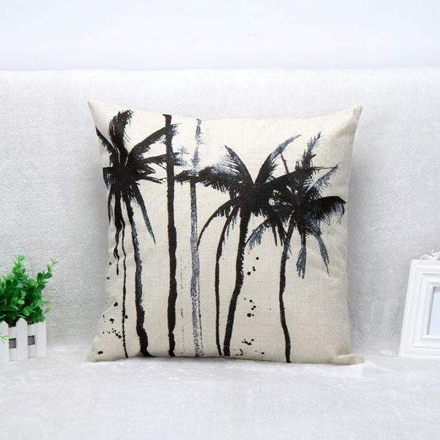 Maliben | Floral Animal Tree Of Life Bird Back Home Decorative Throw Pillow Cover