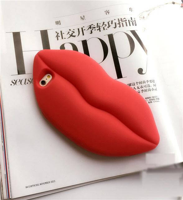 Maliben | 3d Marilyn Monroe Big Sexy Red Lip Iphone Cases