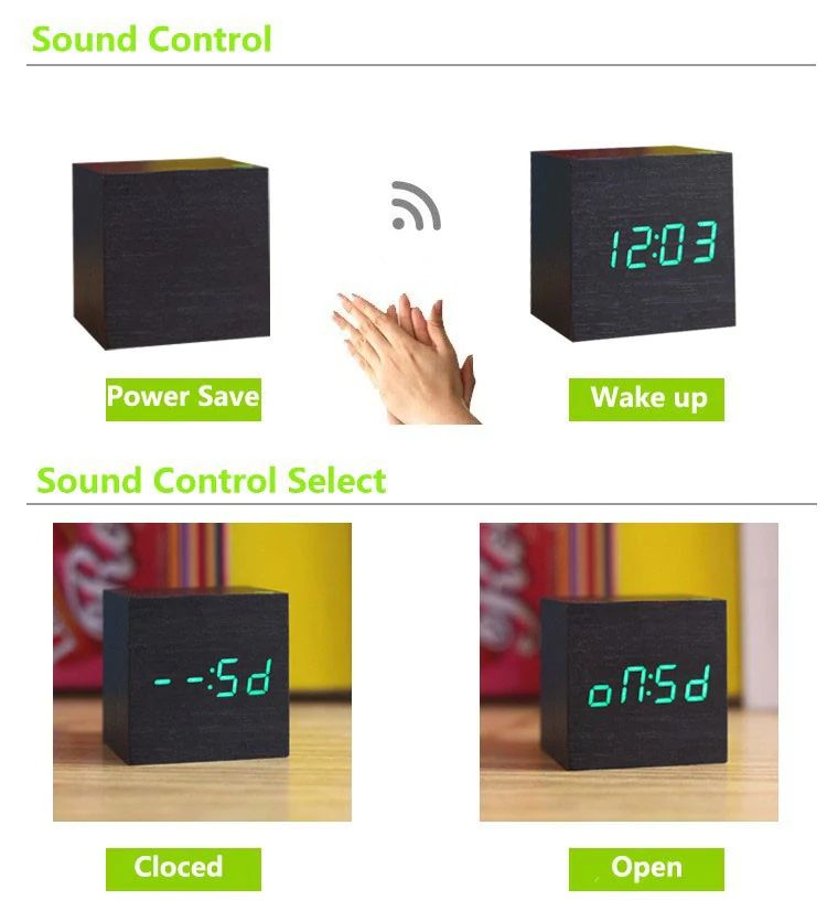 Maliben | CUBE DIGITAL DESK CLOCK