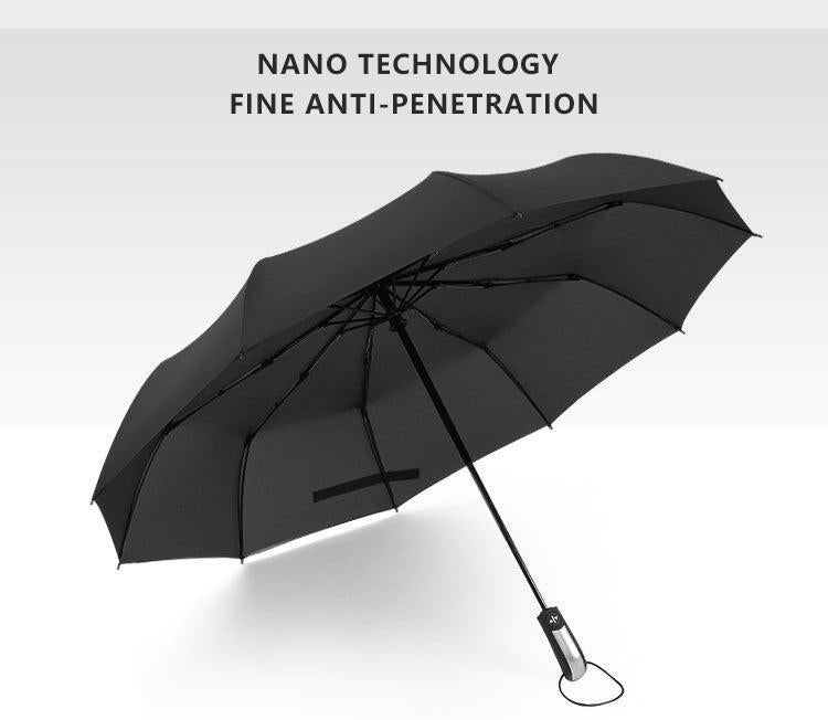 Maliben | Luxury Automatic Open & Close Umbrella Folding Wind Water Resistant