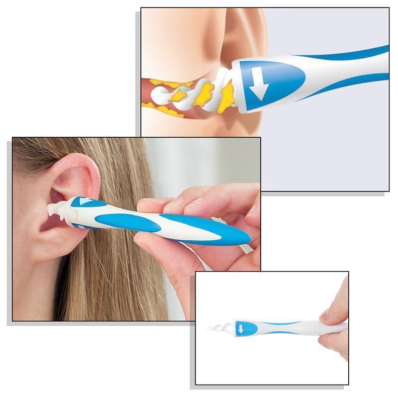 Maliben | Smart Earpick Spiral Ear Wax Remover Cleaner 16 Tips