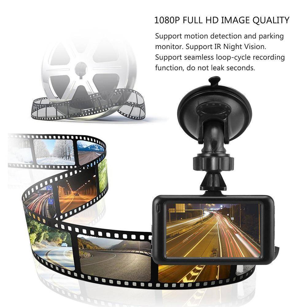 Maliben | 3 Inch Dash Camera Car Dvr Dash Cam Video Recorder Hdmi Hd 1080p Camcorder Night Vision Motion Detection Loop Recording