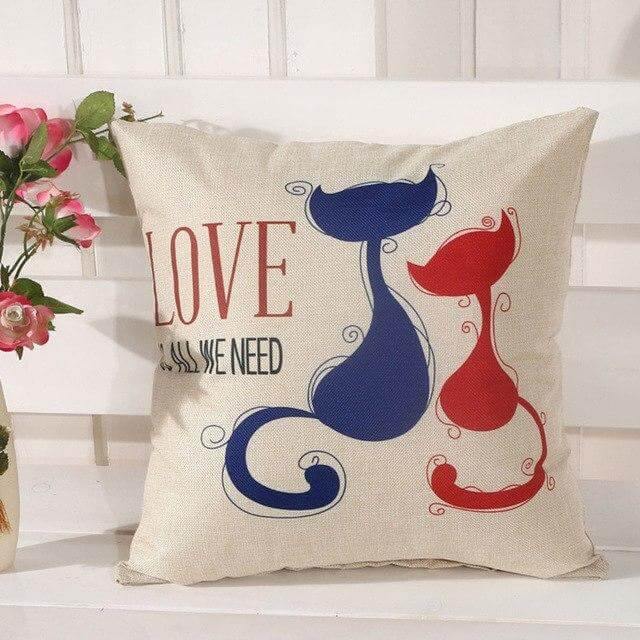 Maliben | Cat Pattern High Quality Pillow Cases