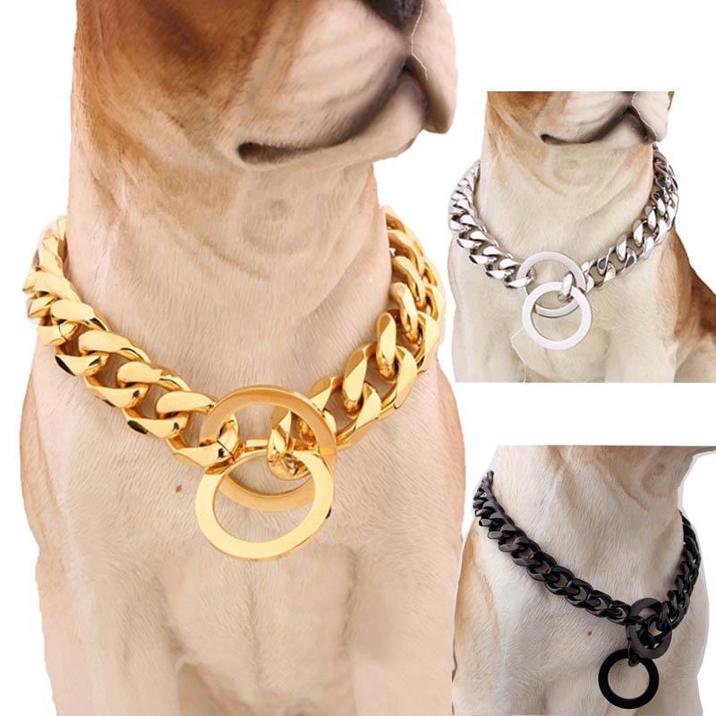 Maliben | Big Hip Hop Chains Dog Collar 15mm