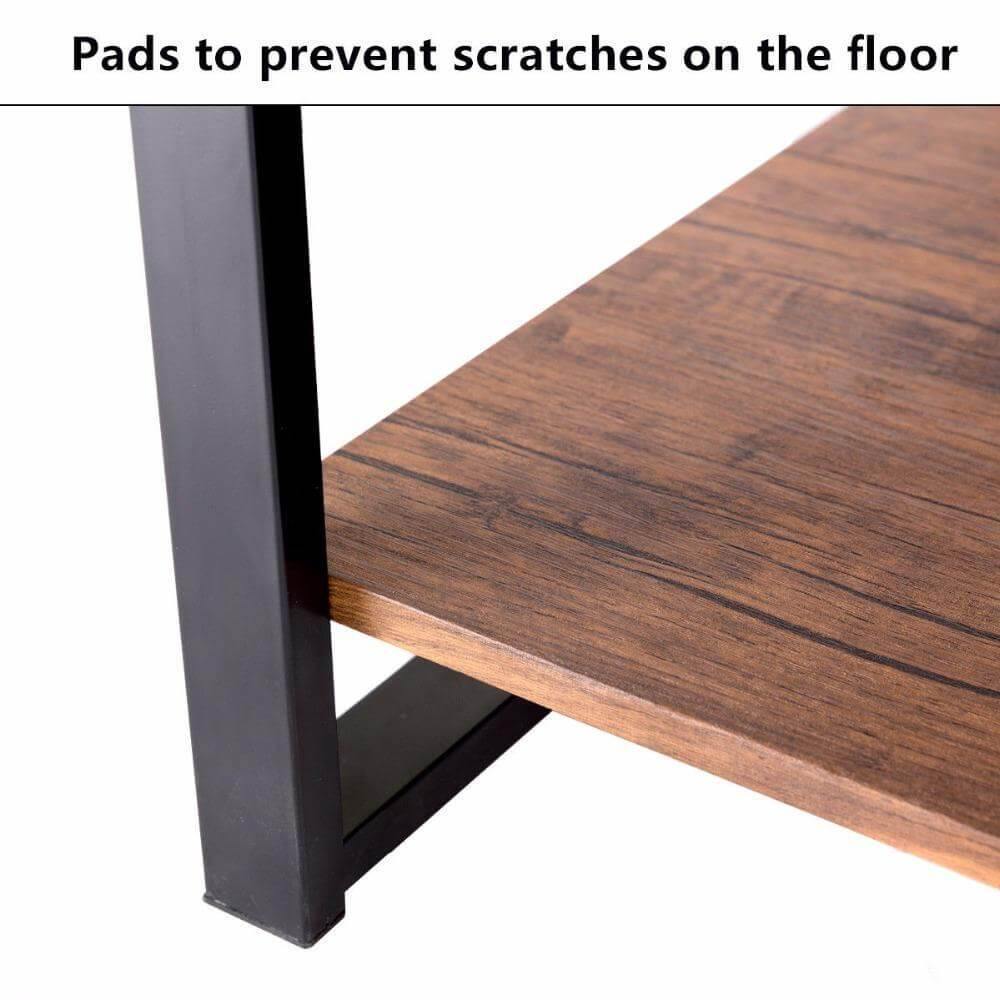 Maliben | Modern Metal Frame Rectangle Coffee Table