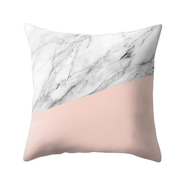 Maliben | Marble Look Printed Home Pillow Cases