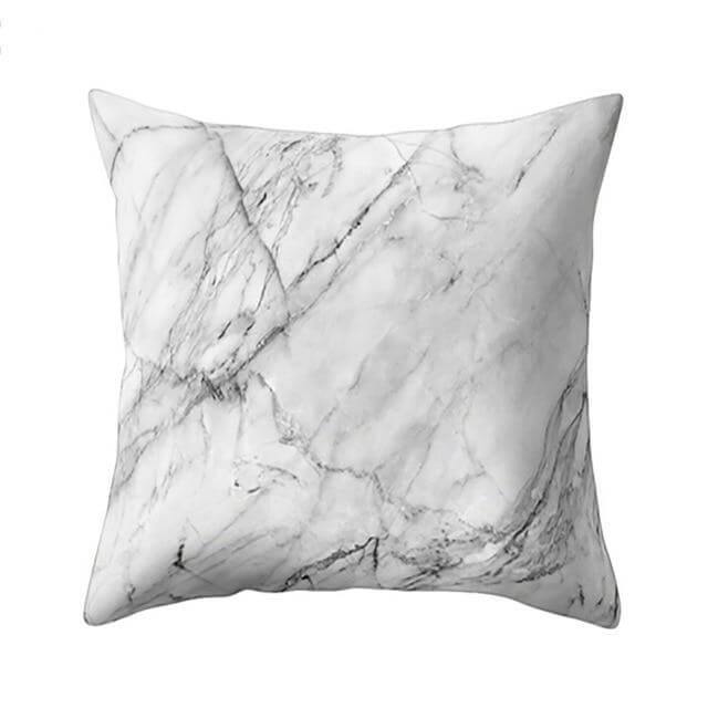 Maliben | Marble Look Printed Home Pillow Cases