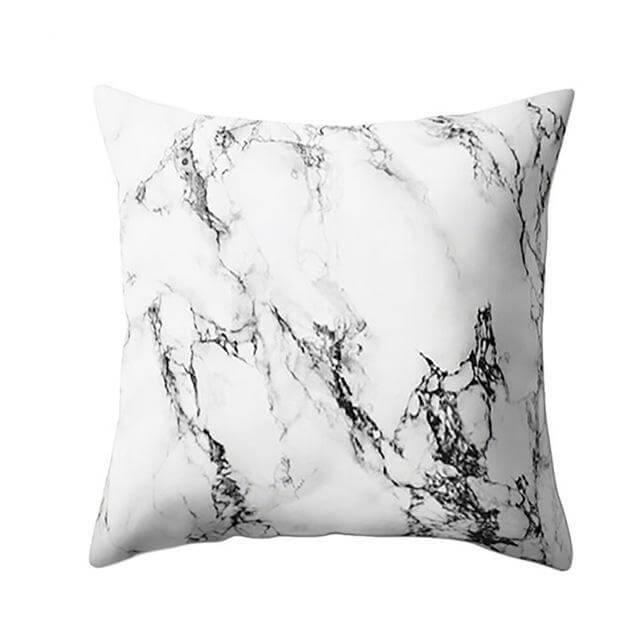 Maliben | Marble Look Printed Home Pillow Cases